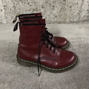 Dr. Martens 1460 Smooth Leather Lace Up Boots